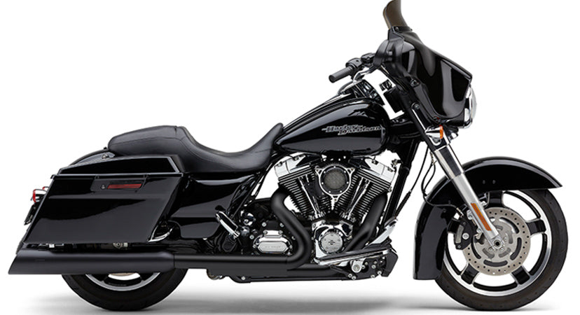 Cobra 4.5" Uppercut Slip-On Black FLH/Touring | 6288RB