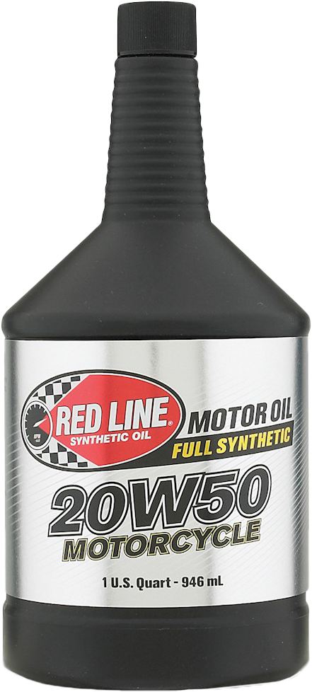 RED LINE 4T Motor Oil - MOTOR OIL 20W50 4T 1 QT (12/CASE SOLD EA) - 57-6531