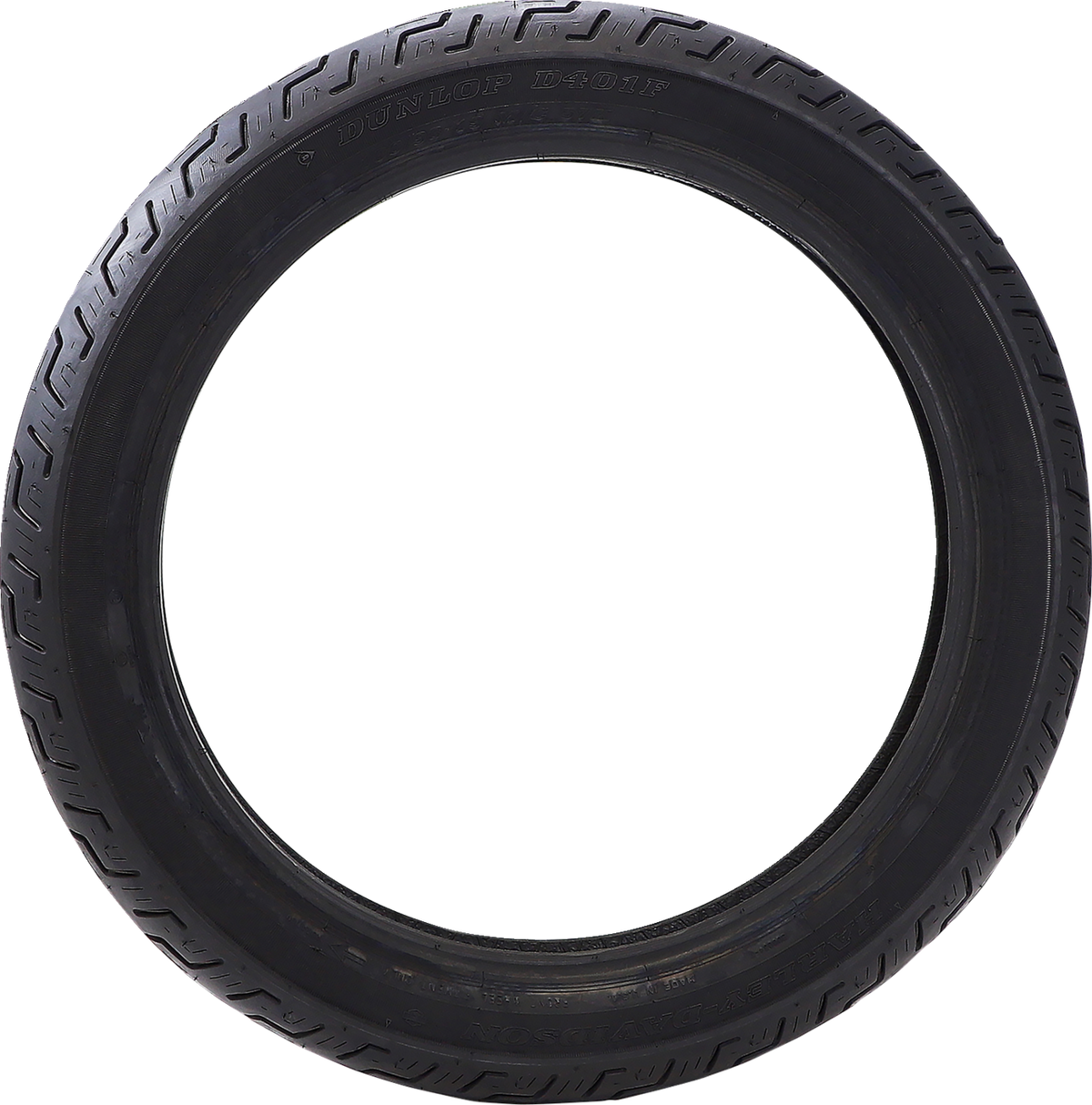 Dunlop D401 Front Tire - 100/90-19 57H - Blackwall (manufacturer reference image)