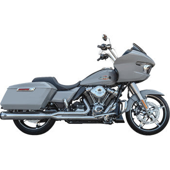2-into-1 GNX Exhaust System - Race Only - Chrome - Touring
