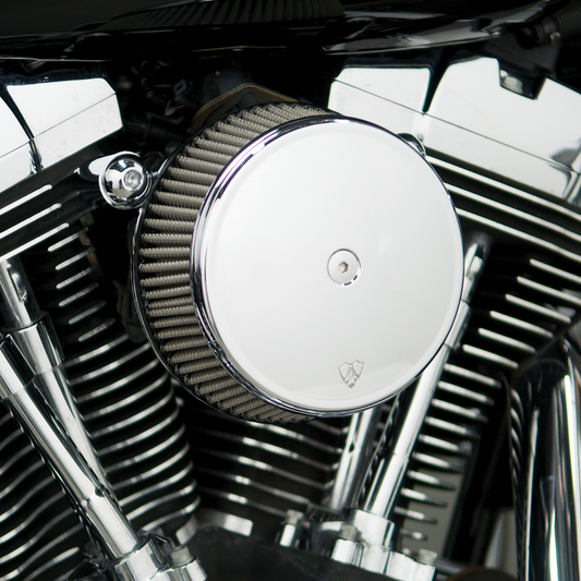 Arlen Ness Big Sucker Stage I Air Cleaner with Chrome Cover - Throttle-by-Wire Twin Cam