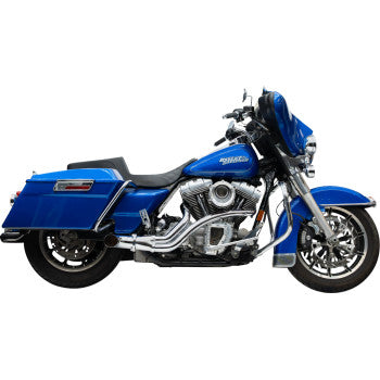 2-into-1 BMF Exhaust System - Twin Cam - Chrome
