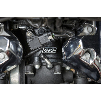 S&S Performance Black 55mm CNC Ported Manifold for 2017-2023 Harley Davidson M8 1050-0472