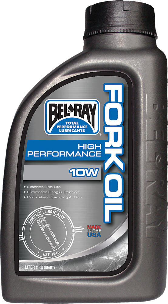 BEL-RAY HIGH-PERFORMANCE FORK OIL 10W 1L (12/CASE SOLD EA)