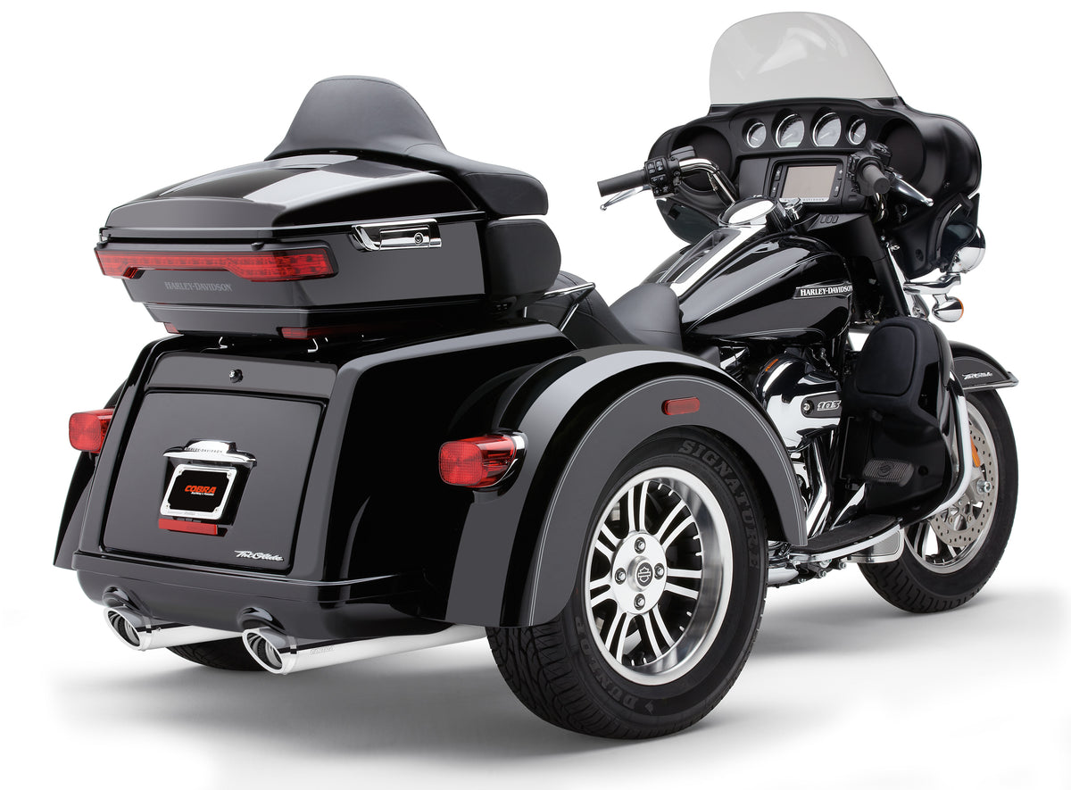 Cobra Slip-Ons With Billet Tips Chrome Tri-Glide | 6301