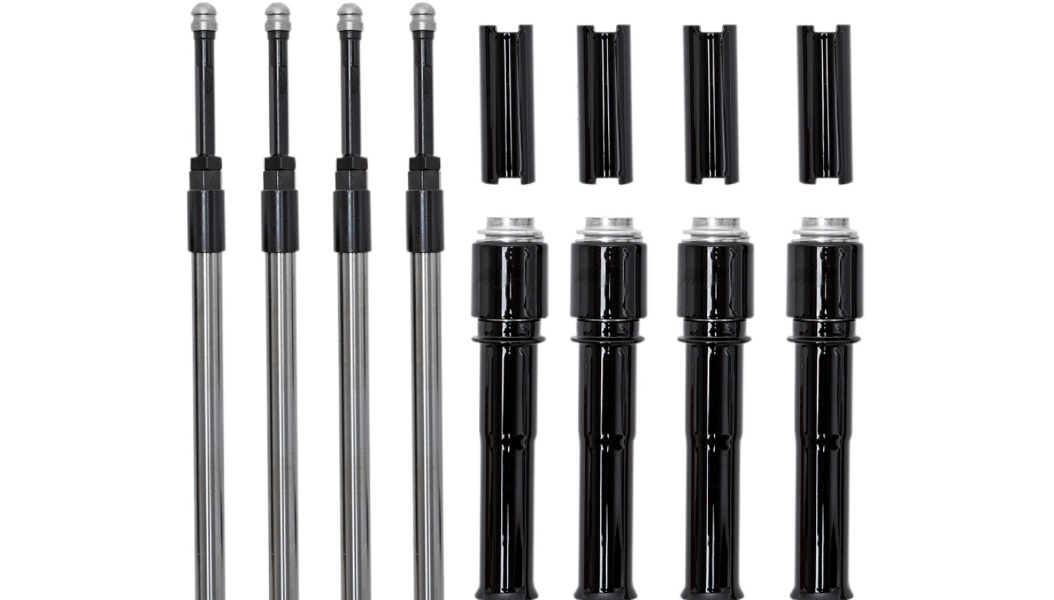 S&S CYCLE 0928-0096 930-0137 Quickee Pushrods - Black - M8