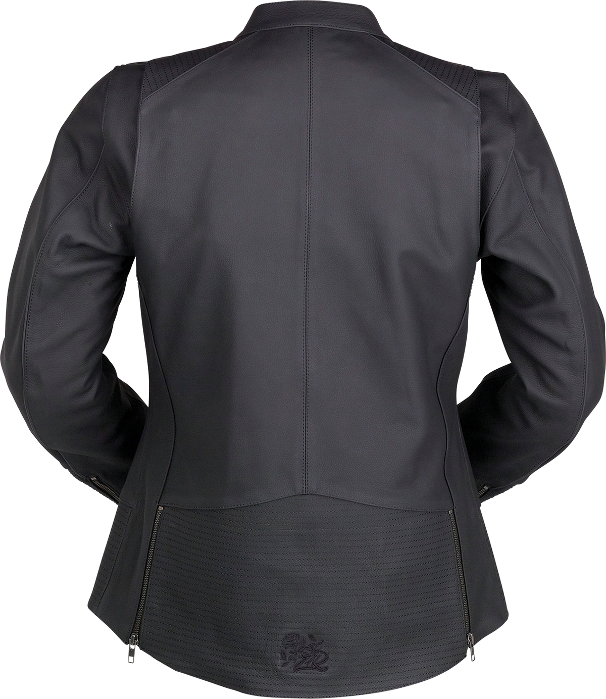 Women's Matchlock Leather Jacket — Black