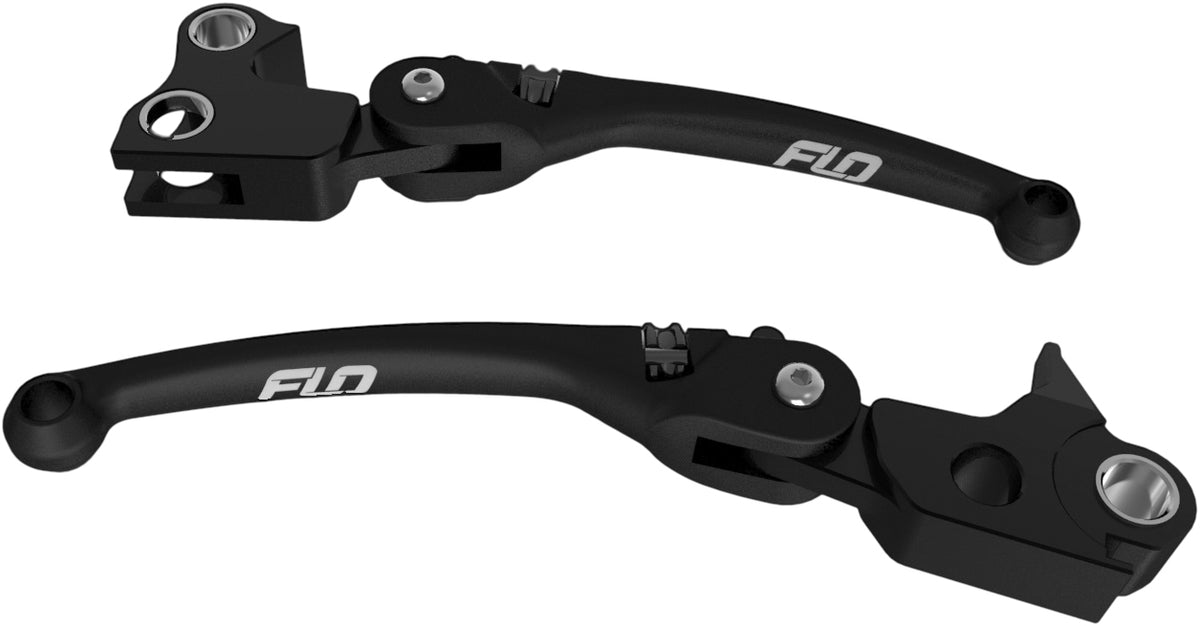 FLO Motorsports MX Style brake and clutch lever set, black