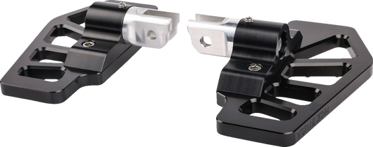 Thrashin Supply Co. Apex Mini Floorboards - Driver - Black - Softail