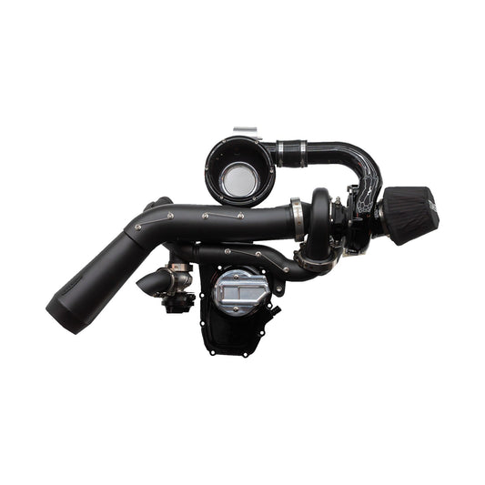 Trask Tornado Stage 2 Turbo Kit — Gen 2 M8 — Black / Black Aluminum — TM-7620-BK