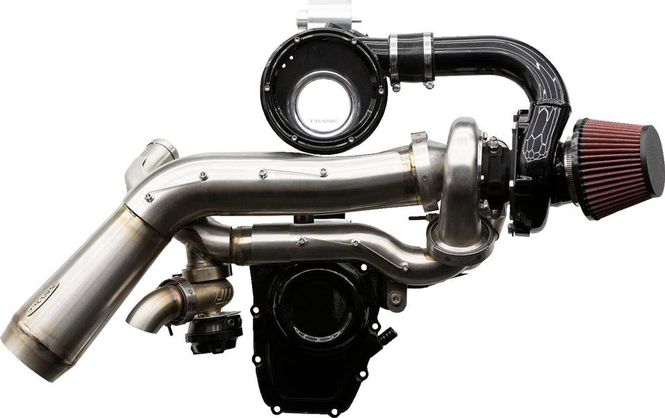 Trask Tornado Stage 2 Turbo Kit — Gen 1 M8 — Stainless / Black Aluminum — TM-7610