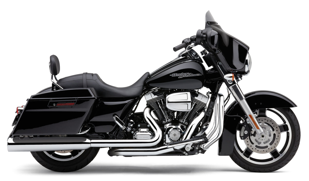 Cobra 4.5" Powrflo Round Slip-Ons Chrome FLH/Touring | 6214