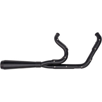 2-into-1 Assault Exhaust System - Full Black on Black