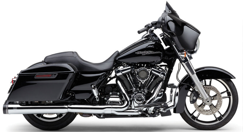 Cobra 4" Groove Tip Slip-On Chrome FLH/Touring | 6277