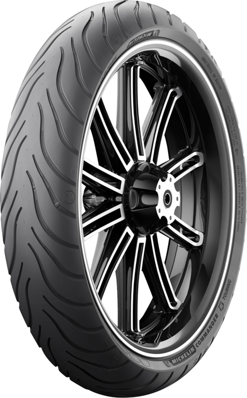 Michelin Commander III Touring Front Tire - 130/80B17 65H - Blackwall (manufacturer reference image)