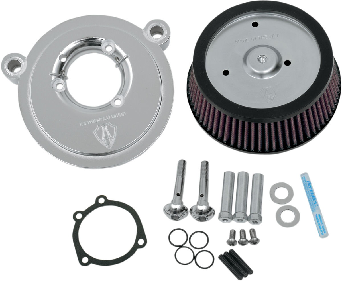 Arlen Ness Big Sucker Stage I Air Cleaner - Chrome - Twin Cam