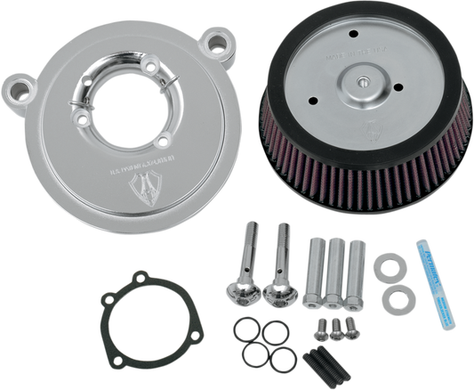 Arlen Ness Big Sucker Stage I Air Cleaner - Chrome - Twin Cam