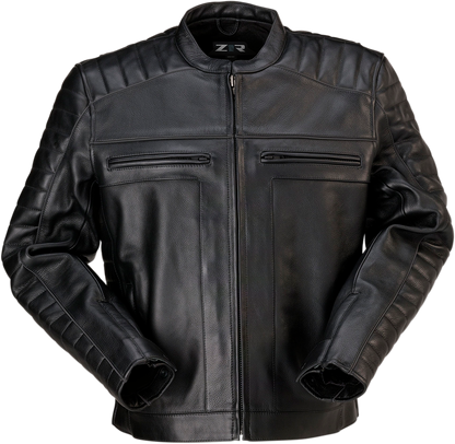 Artillery Leather Jacket — Black