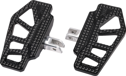 Thrashin Supply Co. Apex Mini Floorboards - Driver - Black - Softail