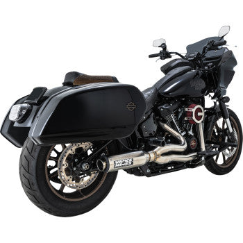 2-into-1 Supersport Exhaust System - Brushed - Softail