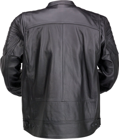 Widower Leather Jacket — Black