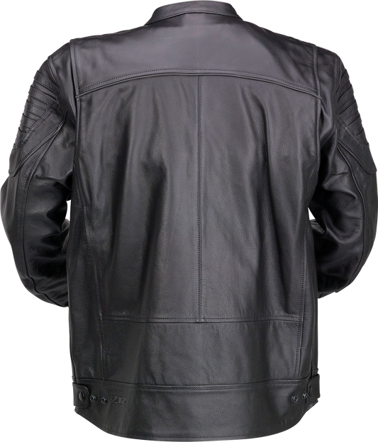 Widower Leather Jacket — Black