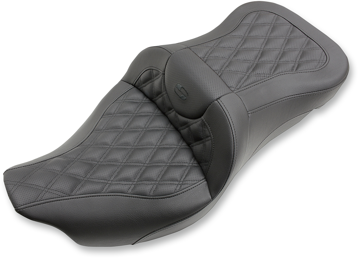 Saddlemen Extended Reach Roadsofa™ Seat - Lattice Stitched - without Backrest