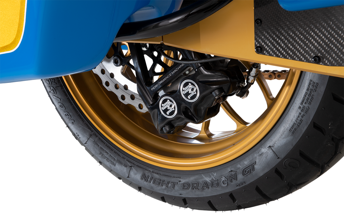 Pirelli Night Dragon GT Front/Rear Tire - 180/55B18 80H - Blackwall (manufacturer reference image)
