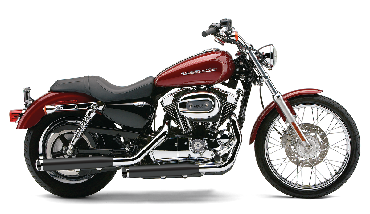 Cobra 3" Slip-Ons Black Sportster | 6031RB