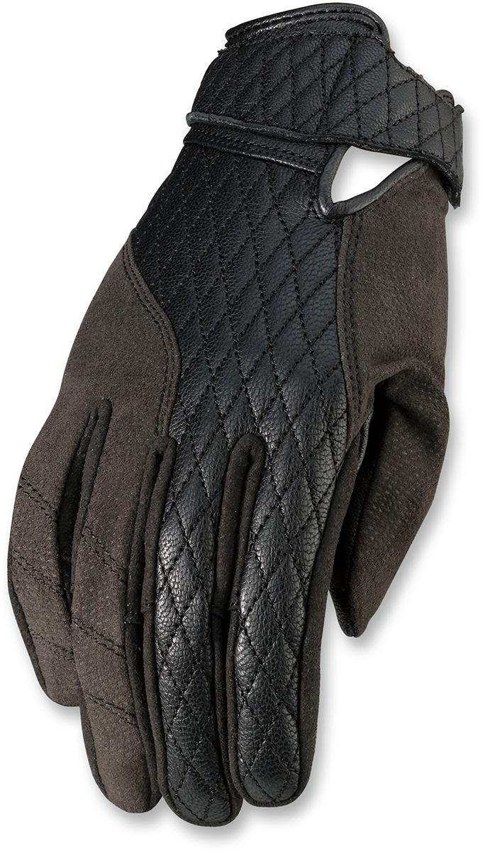 Women's Bolt Gloves — Black