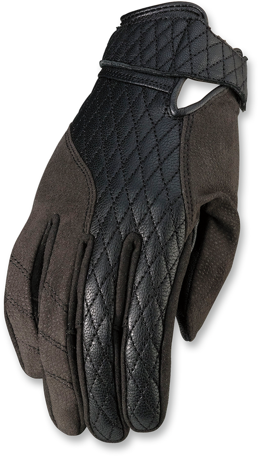 Women's Bolt Gloves — Black