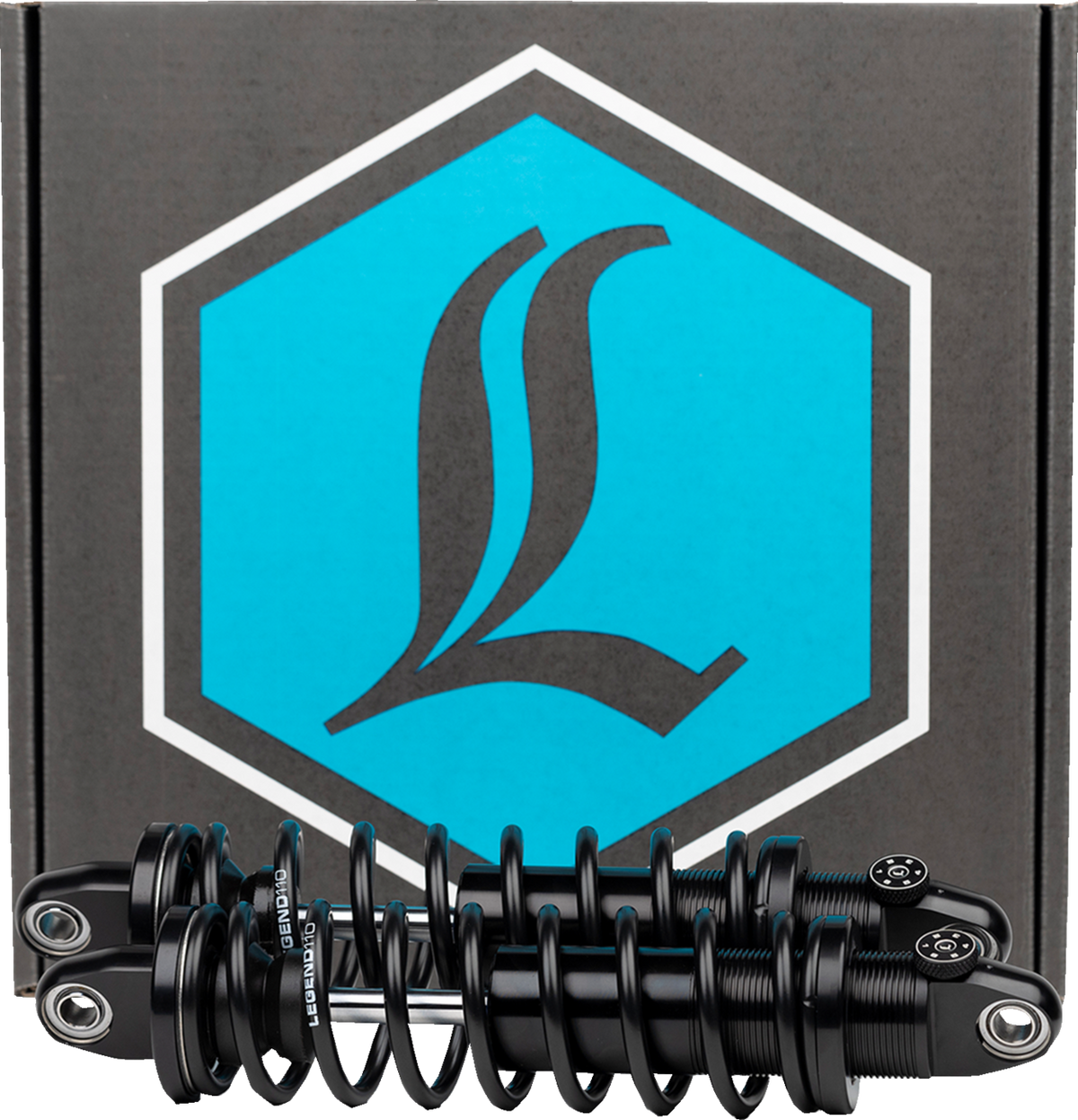 Legend Revo-A 13-inch Rear Shocks - Black - Standard - Touring