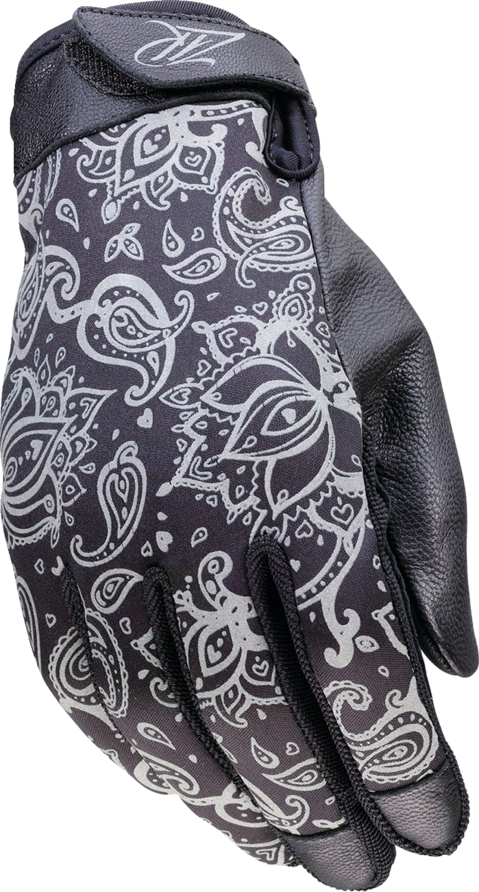 Women's Reflective Gloves — Black
