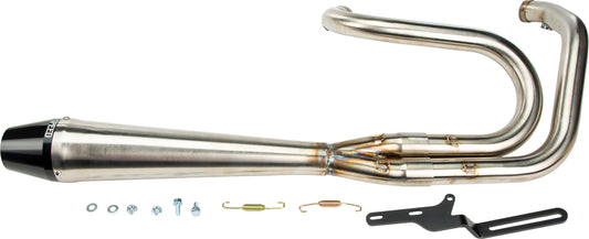 SAWICKI 2 in 1 Dyna Pipe - 2IN1 DYNA FULL LENGTH BRUSHED SS - 930-01200