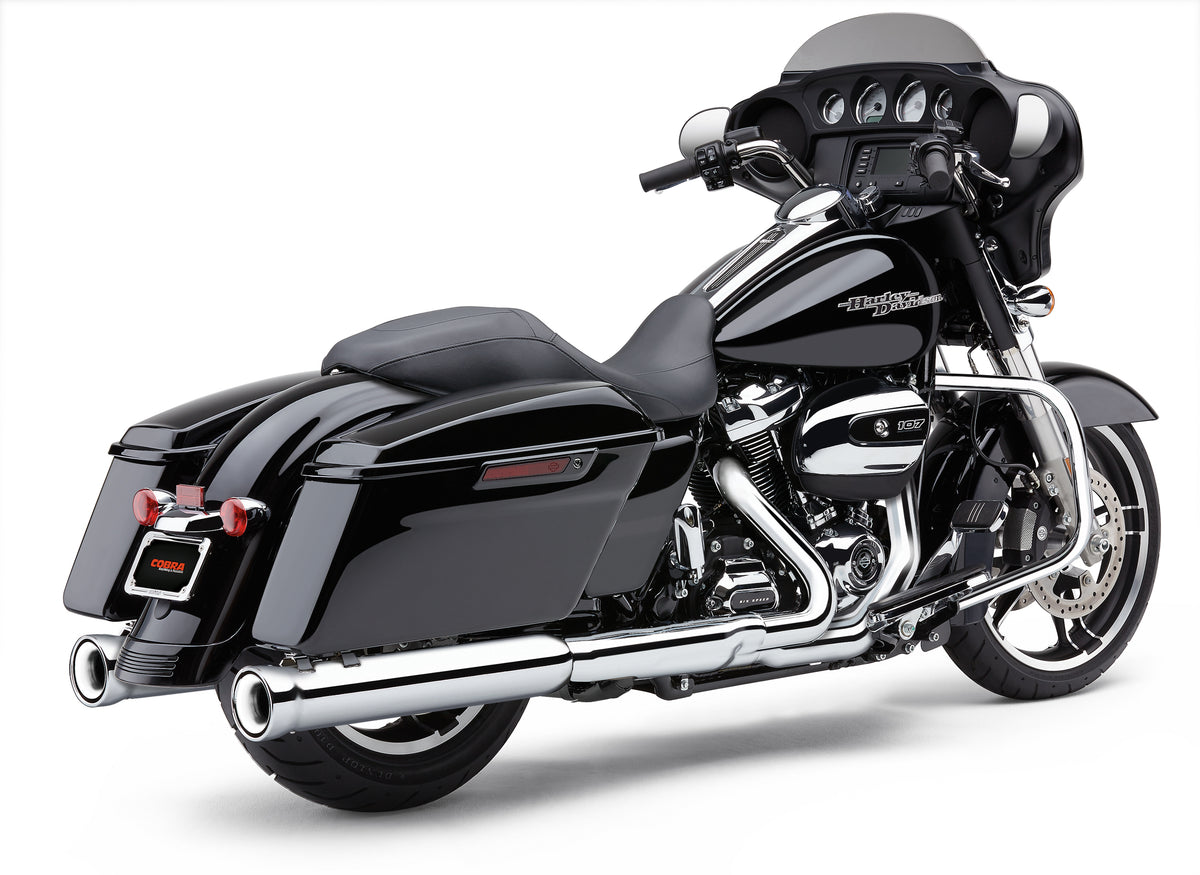 Cobra 4" Nh Slip-Ons Chrome FLH/Touring | 6109