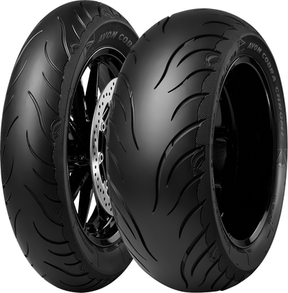 Avon Cobra Chrome AV91 Front Tire - MT90B16 74H - Blackwall (manufacturer reference image)