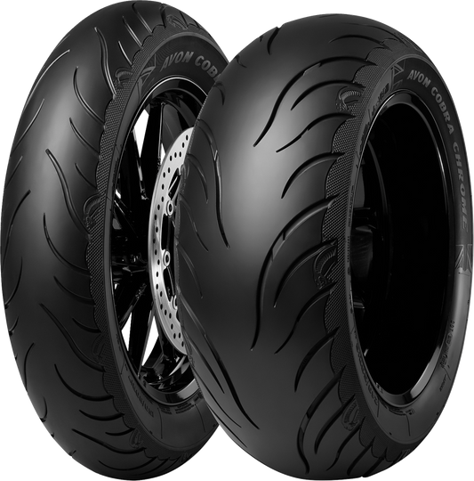 Avon Cobra Chrome AV91 Front Tire - MT90B16 74H - Blackwall (manufacturer reference image)