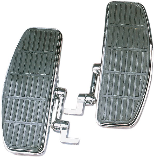Drag Specialties Adjustable Floorboards - With Damper - Chrome -FX