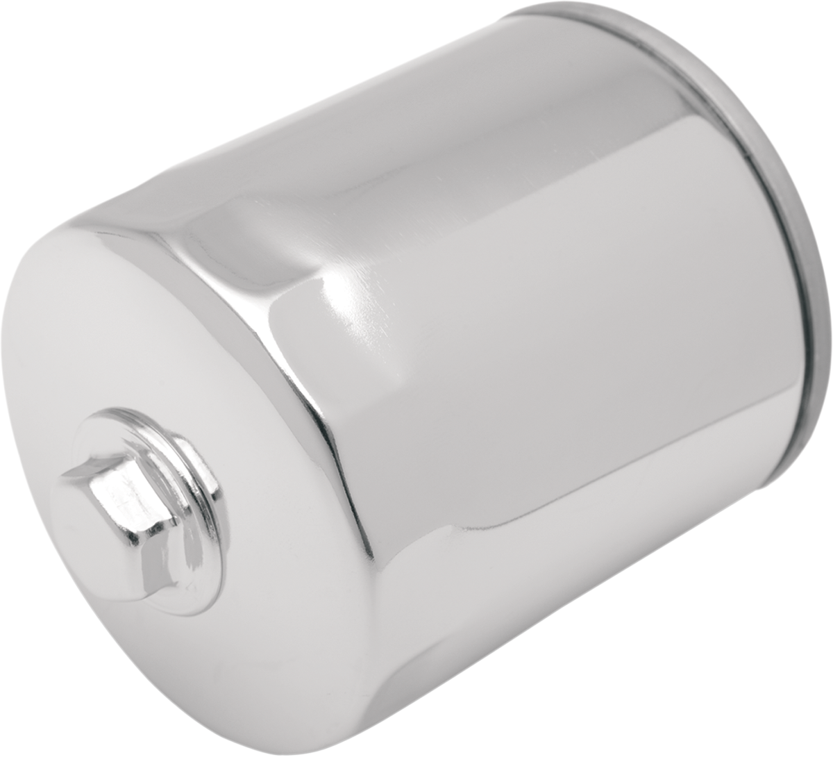 Drag Specialties Oil Filter with Nut - Chrome - Twin Cam/M8 | 14-0020CK-BX18 — supplier product image; verify listed configuration
