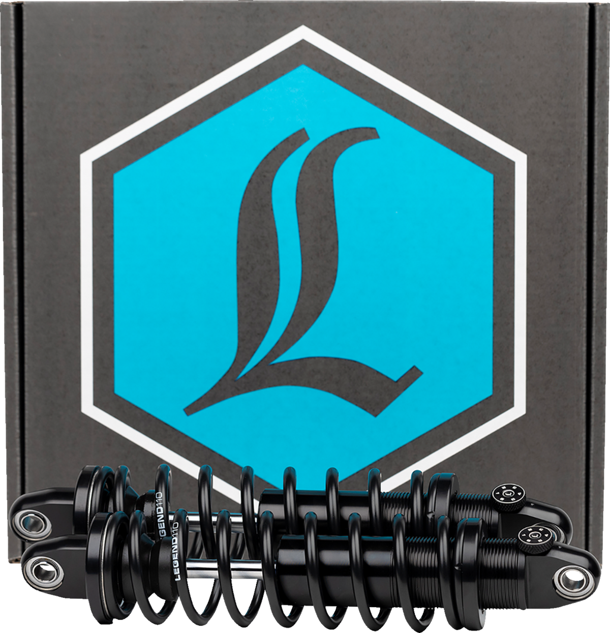 Legend Revo-A 13-inch Rear Shocks - Black - Standard - Dyna
