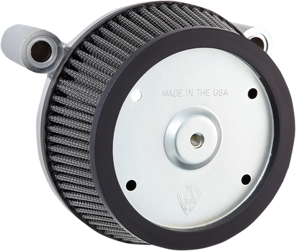 Arlen Ness Big Sucker Stage I Synthetic Air Cleaner - Chrome - Twin Cam