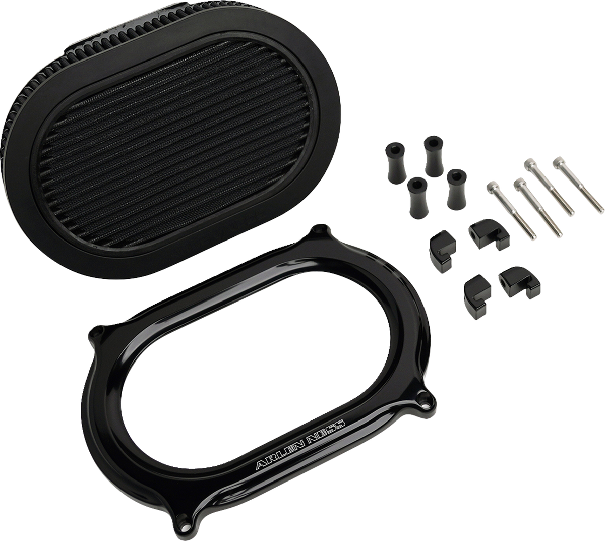 Arlen Ness Performance Air Filter Kit - Stage II - Black