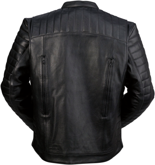 Artillery Leather Jacket — Black