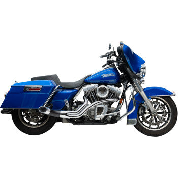 2-into-1 Up Yours Exhaust System - Twin Cam - Chrome