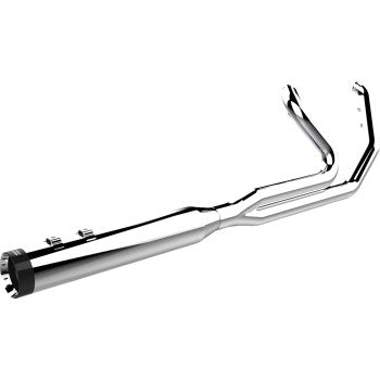 2-into-1 Outlaw-SR Exhaust System - Chrome - Without End Cap - Twin Cam Touring
