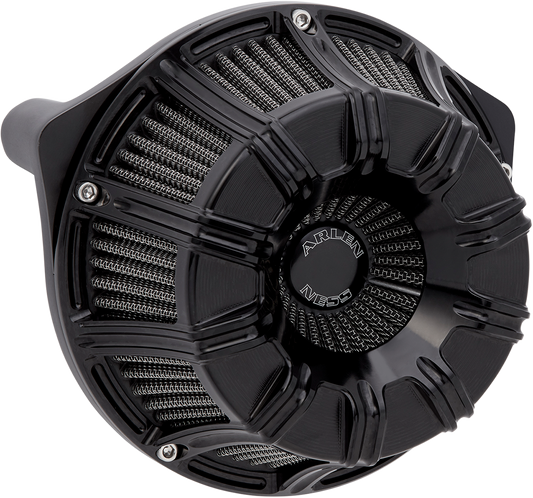 Arlen Ness 10-Gauge Inverted Air Cleaner - Black - M8