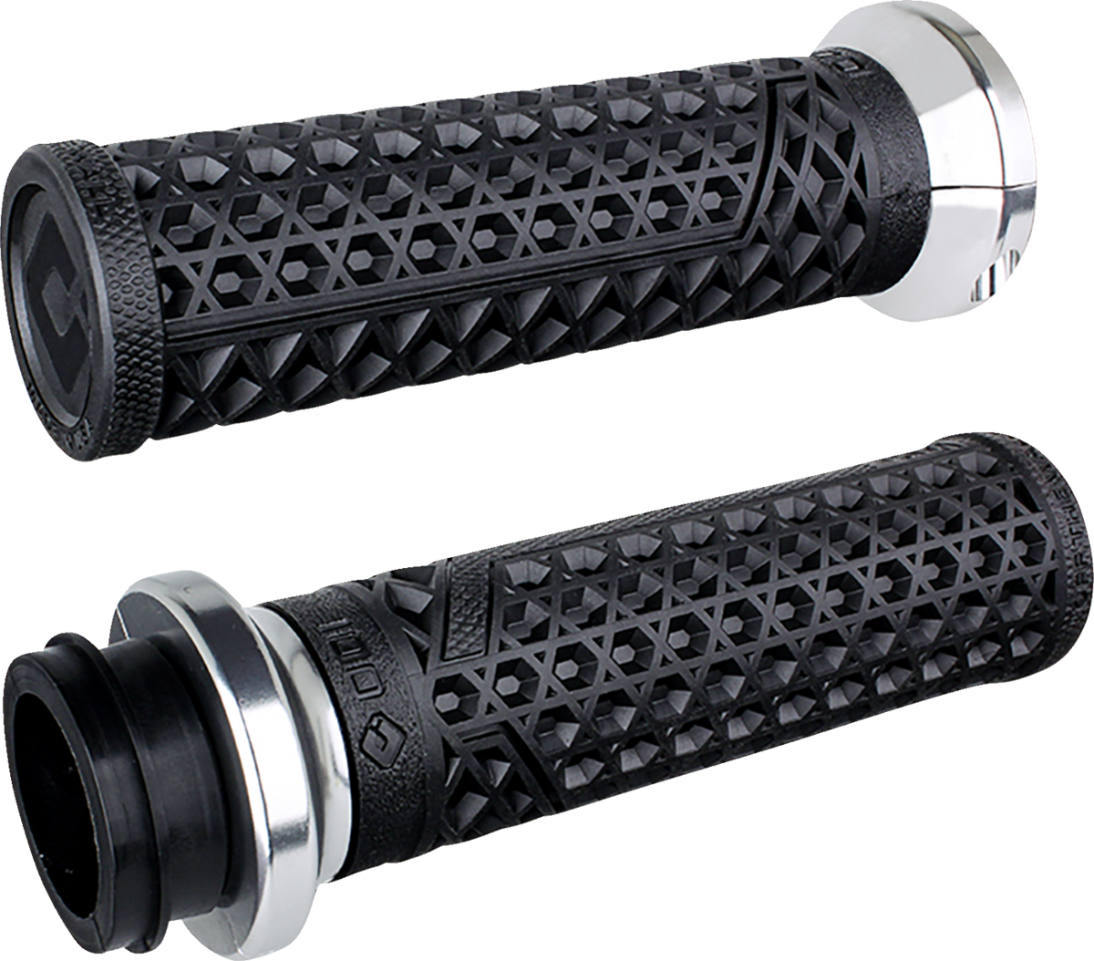 ODI Vans Harley Davidson Grips - Cable - Black/Silver