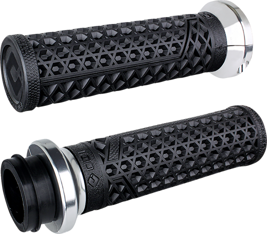 ODI Vans Harley Davidson Grips - Cable - Black/Silver