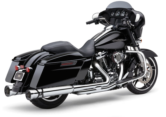 Cobra Pro Chamber Dbl Bung Headpipes Chrome FLH/Touring | 6255DB