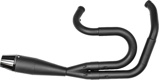 SAWICKI 2 in 1 Shorty Exhaust - 2IN1 DYNA SHORTY BIG INCH BLACK - 930-01243